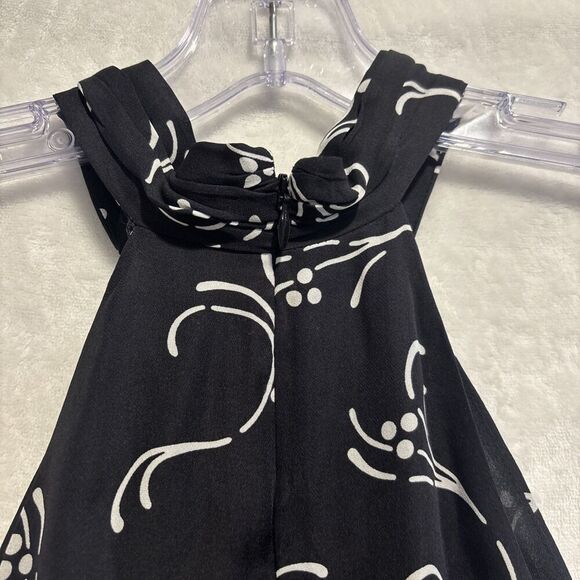 Joie Women's Silk Flowy Sleeveless Mock Neck Blouse Top Cami Suit Career XL - Picture 8 of 15